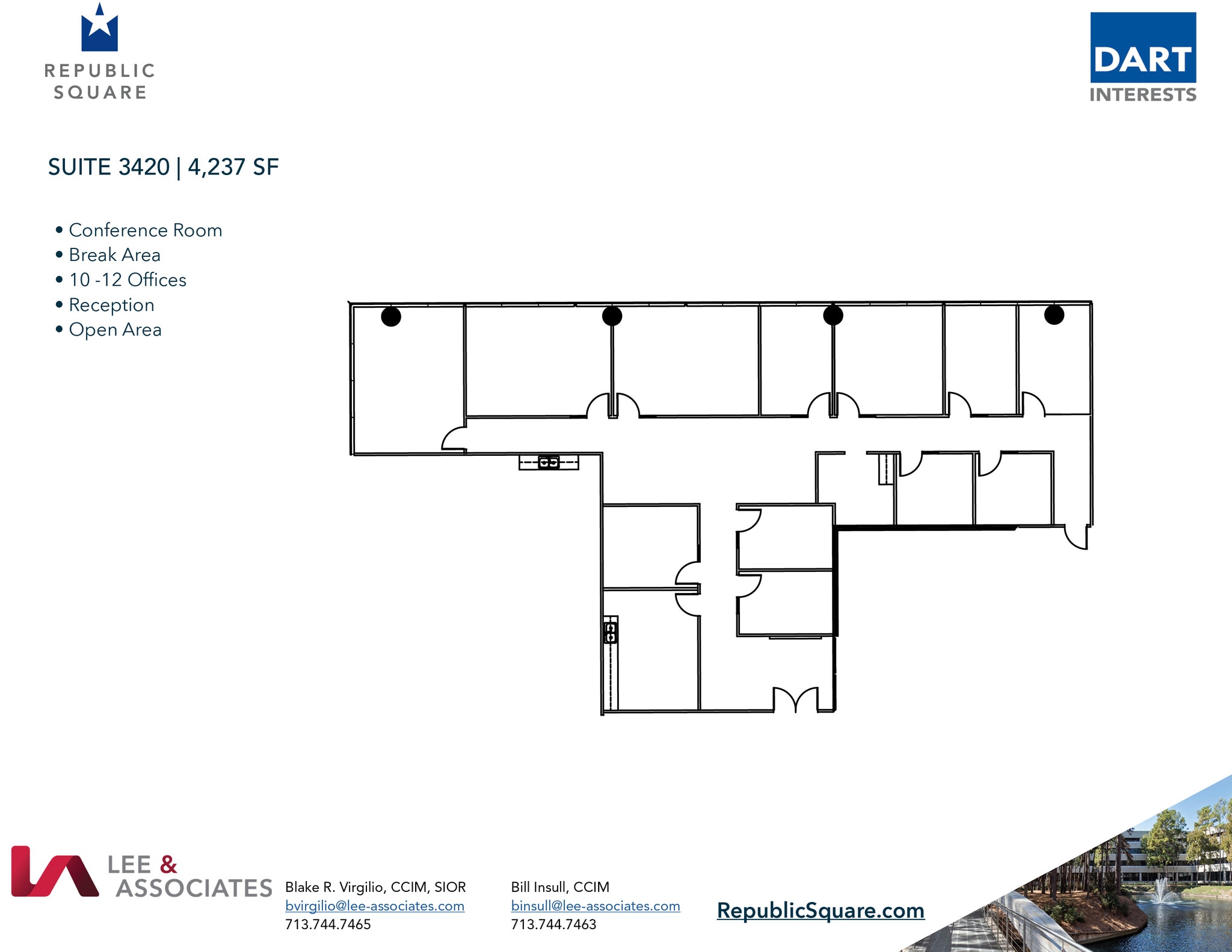 13501 Katy Fwy, Houston, TX à louer Plan d’étage– Image 1 sur 1