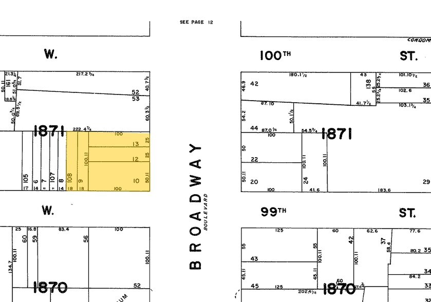 2625 Broadway, New York, NY à louer - Plan cadastral – Image 2 sur 9