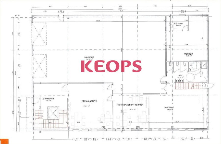 Local d'activités dans Bouloc à vendre - Plan d’étage – Image 3 sur 8