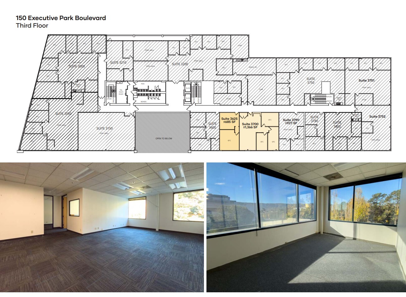150 Executive Park Blvd, San Francisco, CA à louer Plan d’étage– Image 1 sur 1