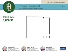 3010 Highland Pky, Downers Grove, IL à louer Plan d’étage– Image 1 sur 1