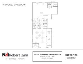 4343 W Royal Ln, Irving, TX à louer Plan d’étage– Image 2 sur 27