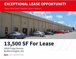 Plus de détails pour 26820 Fargo Ave, Bedford Heights, OH - Local d'activités à louer