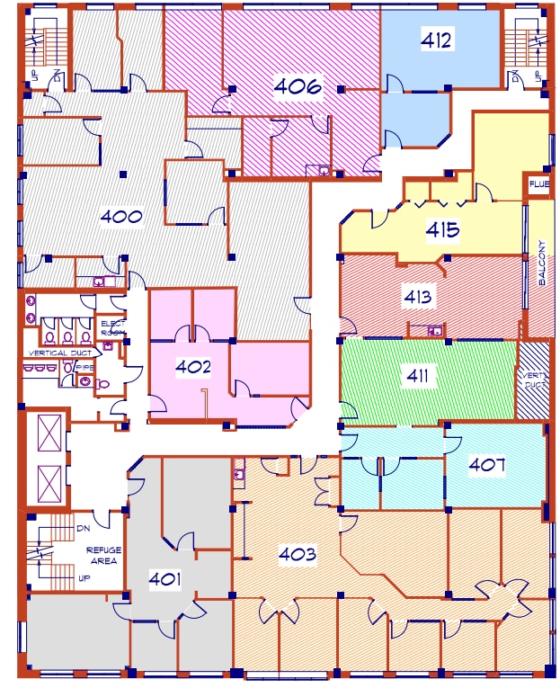 1145-1155 Robson St, Vancouver, BC à louer Plan d’étage– Image 1 sur 1