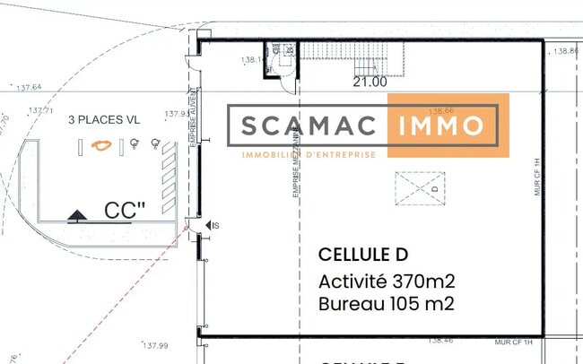 Plus de détails pour Local d’activités à vendre
