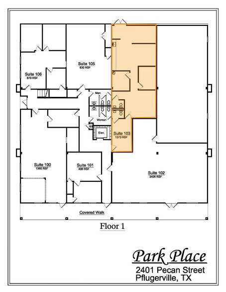 2401 Pecan St, Pflugerville, TX à louer - Plan d’étage – Image 3 sur 4