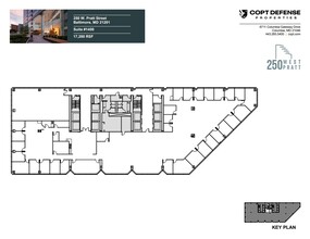250 W Pratt St, Baltimore, MD à louer Plan d’étage– Image 1 sur 1
