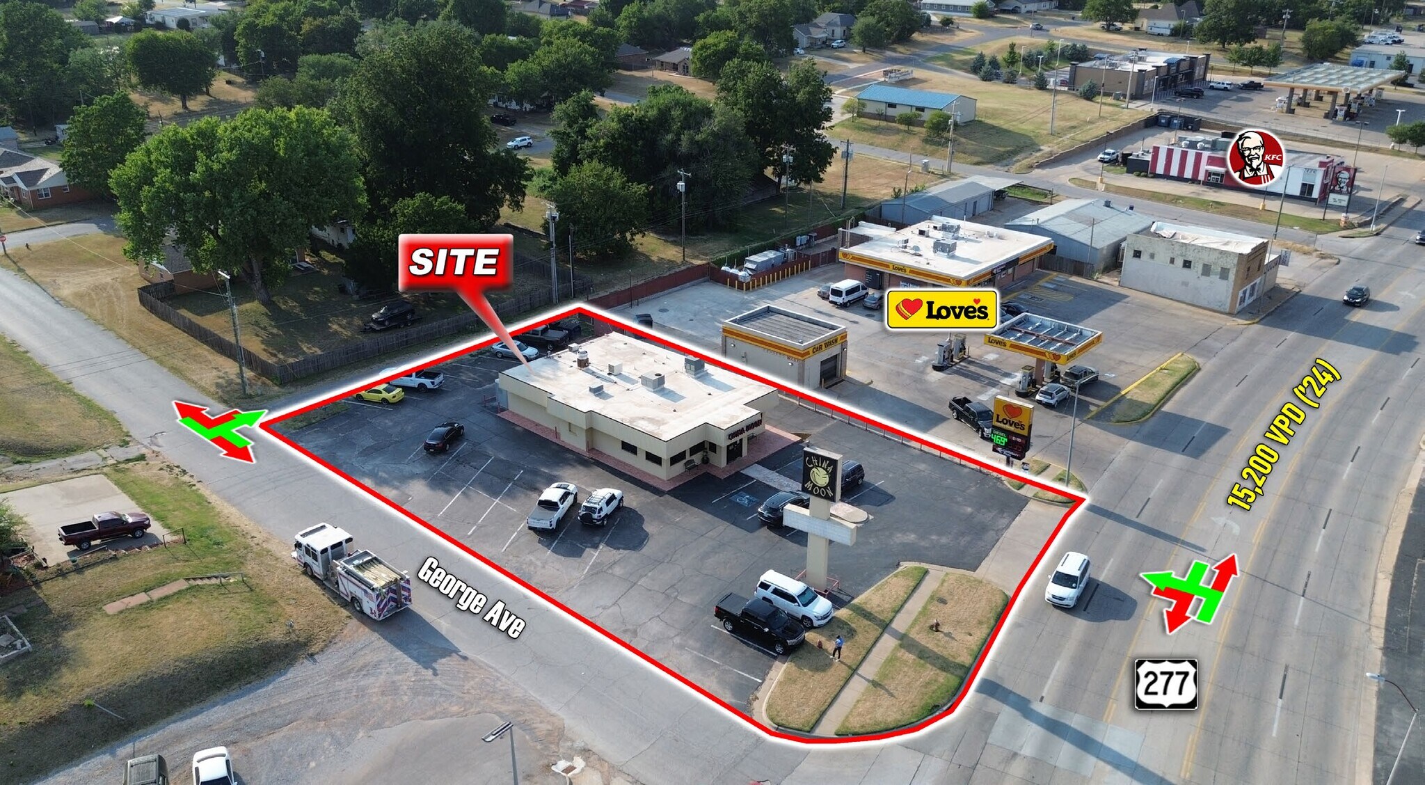 1328 S 4th St, Chickasha, OK à louer Aérien– Image 1 sur 3