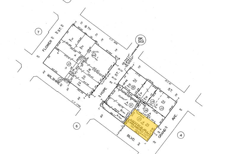 611 Wilshire Blvd, Los Angeles, CA à louer - Plan cadastral – Image 2 sur 7