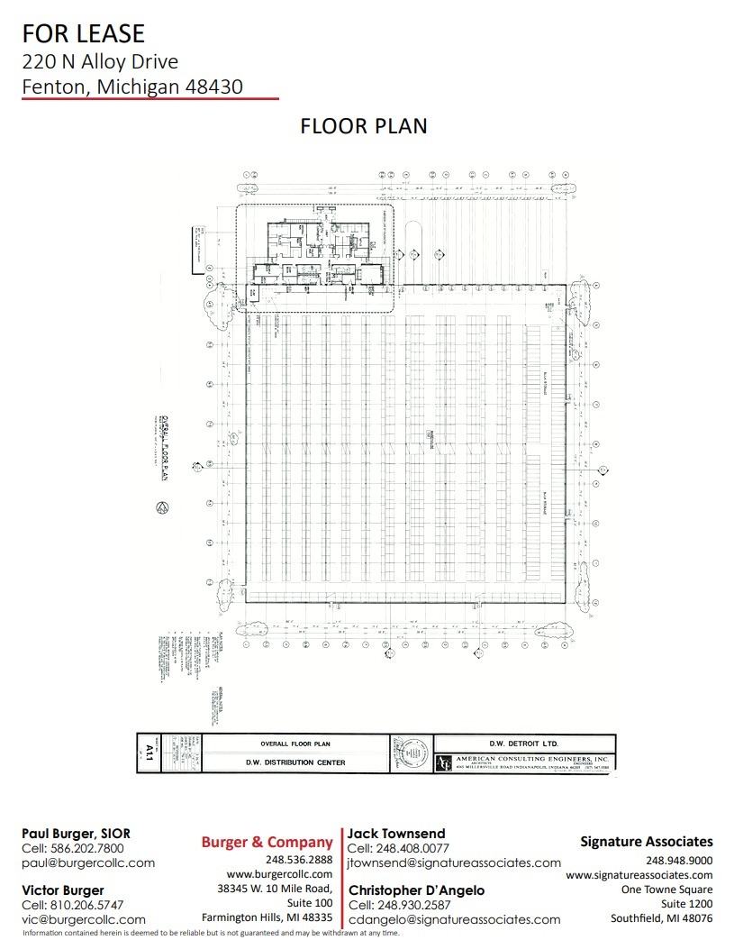 220 N Alloy Dr, Fenton, MI à vendre Plan d’étage– Image 1 sur 1