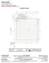 220 N Alloy Dr, Fenton, MI à vendre Plan d’étage– Image 1 sur 1