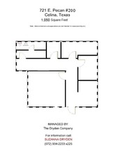 701-717 E Pecan St, Celina, TX à louer Plan d’étage– Image 1 sur 1