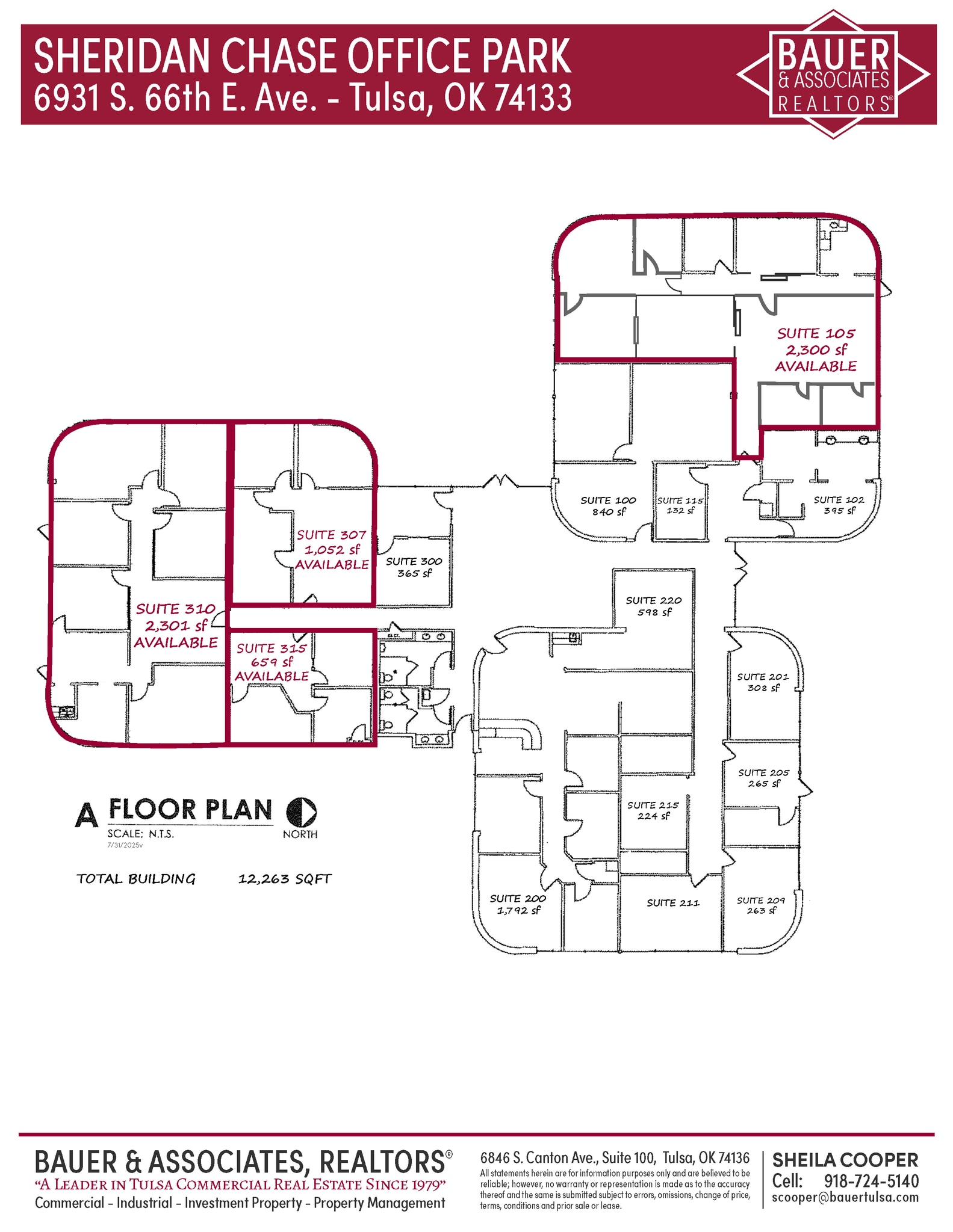 6931 S 66th East Ave, Tulsa, OK à louer Plan de site– Image 1 sur 1