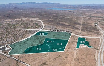 NEC El Mirage Rd & Vistancia Blvd, Peoria, AZ - VUE AÉRIENNE  vue de carte - Image1