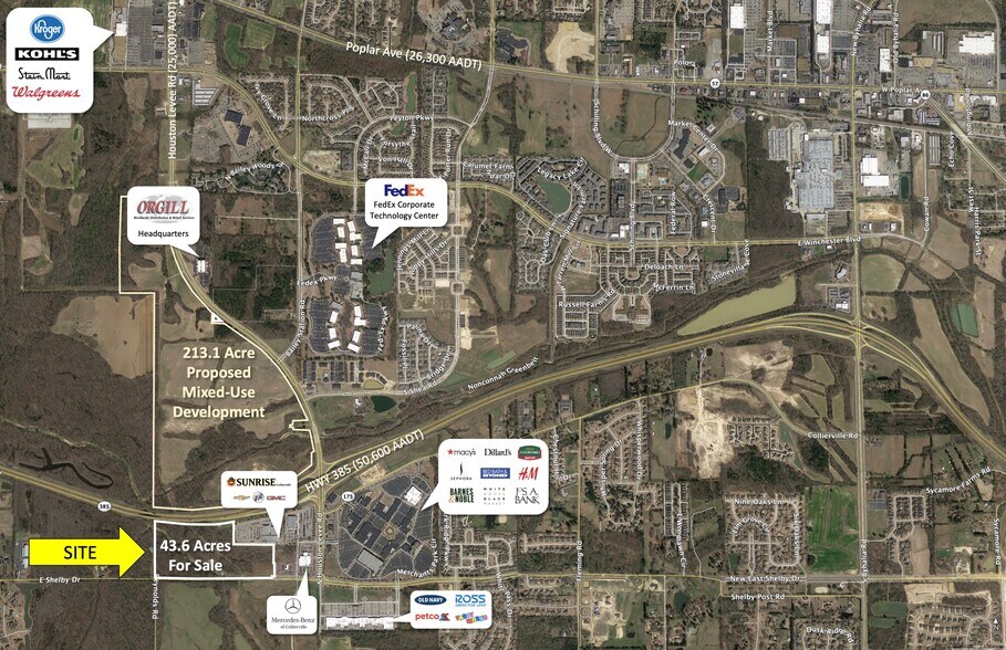 0 Shelby Dr, Collierville, TN à vendre - Photo de l’immeuble – Image 3 sur 3