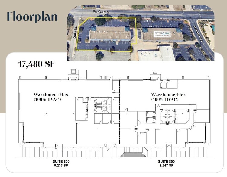 5300 Wurzbach Rd, San Antonio, TX à vendre - Plan d’étage type – Image 2 sur 5