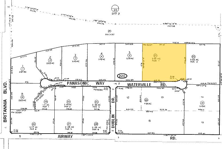 7828 Waterville Rd, San Diego, CA à vendre - Plan cadastral – Image 2 sur 8