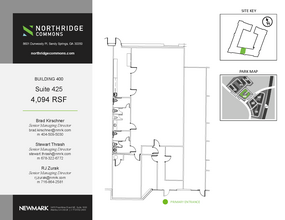8601 Dunwoody Pl, Sandy Springs, GA à louer Plan d’étage– Image 1 sur 1