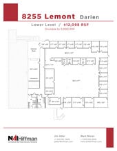 8255 Lemont Rd, Darien, IL à louer Plan d’étage– Image 1 sur 1