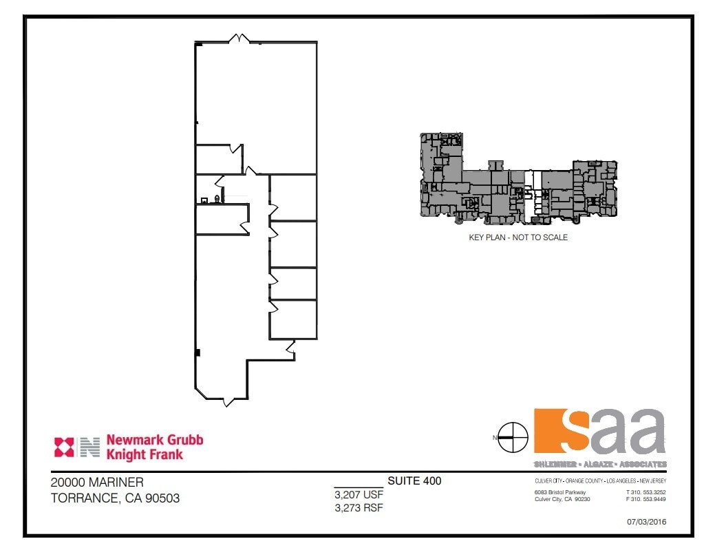 20000 Mariner Ave, Torrance, CA à louer Plan d’étage– Image 1 sur 1