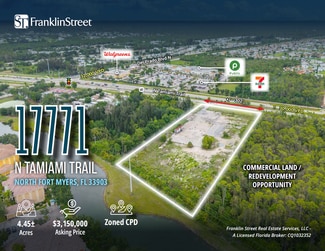 Plus de détails pour 17771 N Tamiami Trl, North Fort Myers, FL - Terrain à vendre