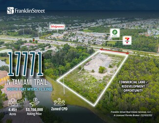 Plus de détails pour 17771 N Tamiami Trl, North Fort Myers, FL - Terrain à vendre