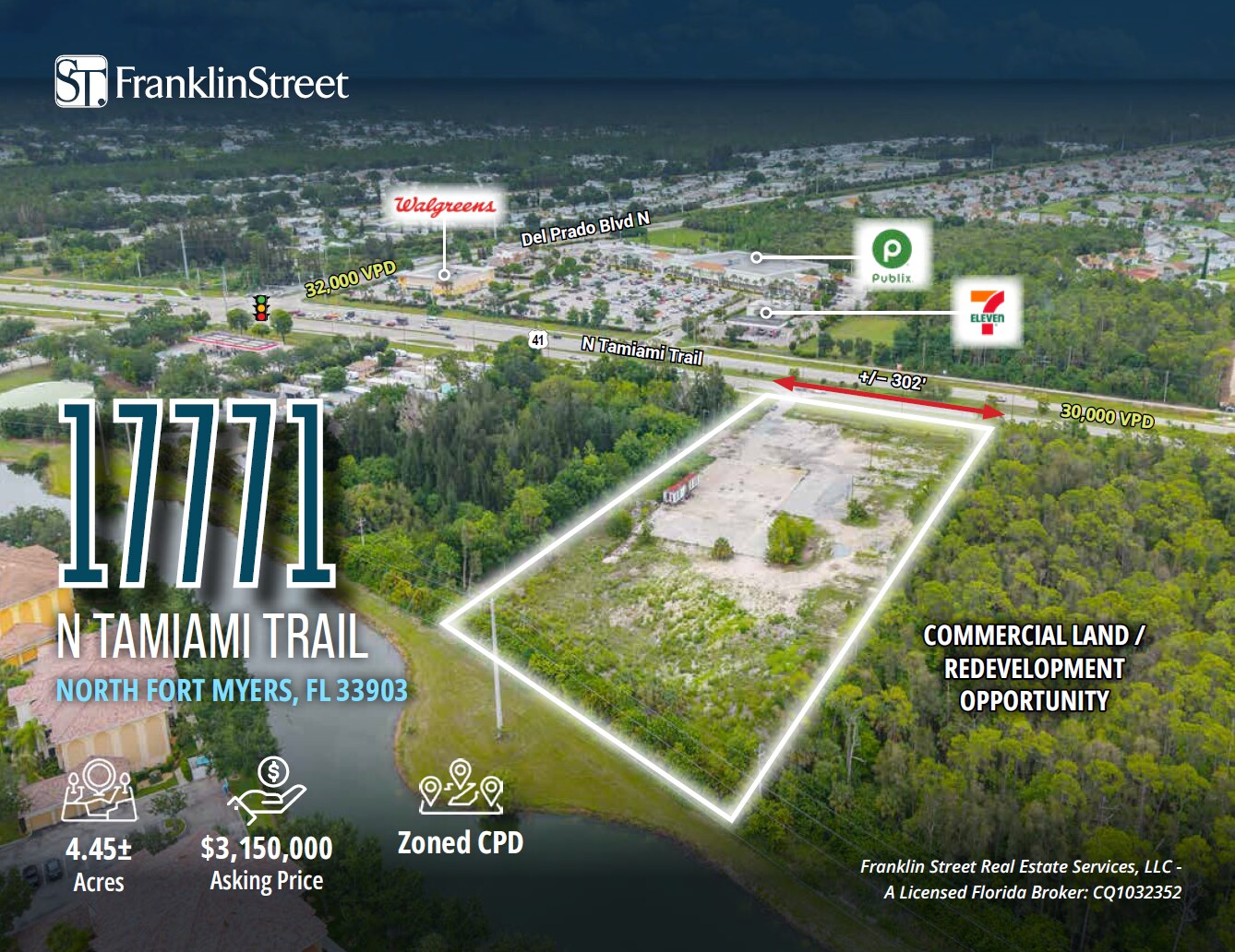 17771 N Tamiami Trl, North Fort Myers, FL à vendre Photo de l’immeuble– Image 1 sur 9