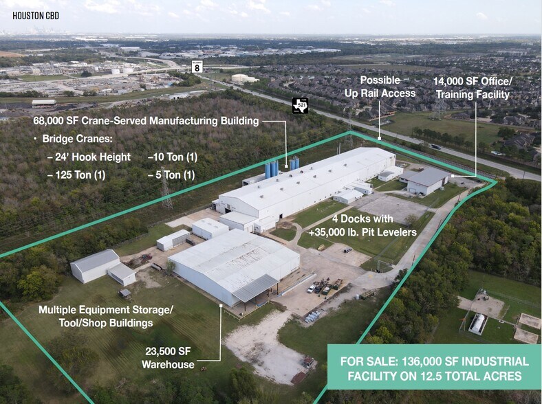 810 Fm 521 Rd, Fresno, TX à vendre - Aérien – Image 2 sur 2