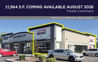 Plus de détails pour 1036 W Southern Ave, Mesa, AZ - Local commercial à louer