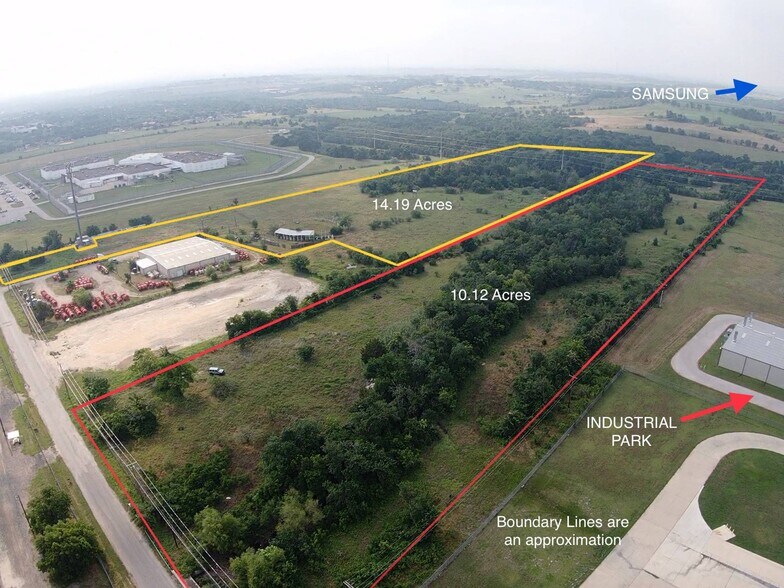 1402 Welch St, Taylor, TX à vendre - Aérien – Image 1 sur 2