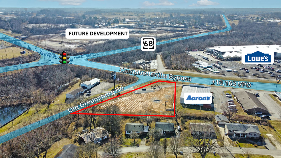 110 Campbellsville Byp, Campbellsville, KY à vendre - Aérien – Image 2 sur 7