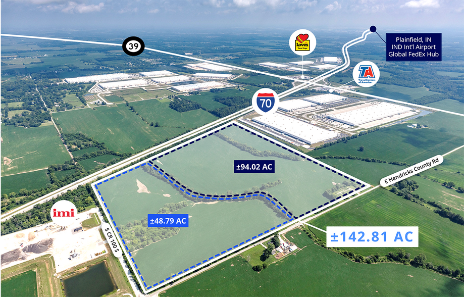 S CR 100 E & Hendricks County Rd, Clayton, IN à vendre - Photo de l’immeuble – Image 2 sur 2