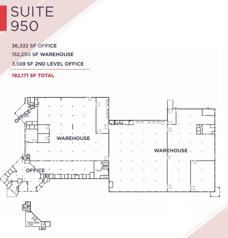 950 Lake Dr, Chanhassen, MN à louer Plan d’étage– Image 1 sur 2