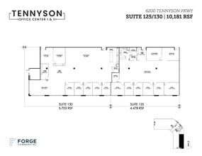 6100 Tennyson Pky, Plano, TX à louer Plan d’étage– Image 2 sur 2