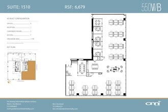 550 W Van Buren St, Chicago, IL à louer Plan d’étage– Image 1 sur 1