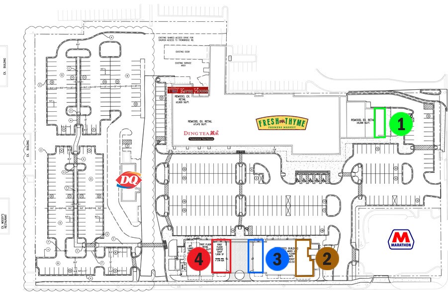 920-1030 Trowbridge Rd, East Lansing, MI à louer - Plan de site – Image 3 sur 8
