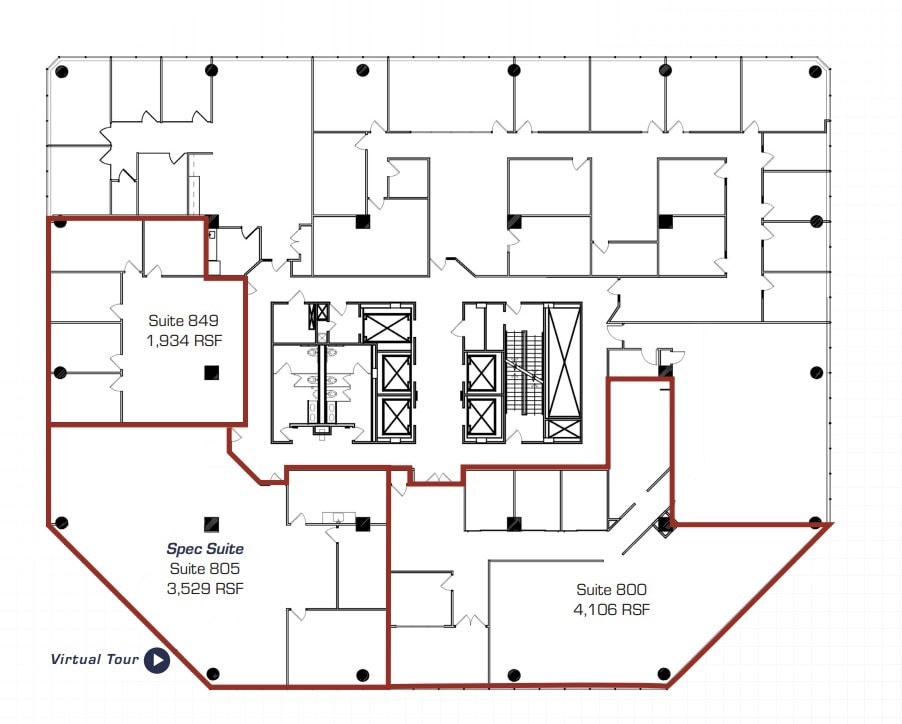 330 E Kilbourn Ave, Milwaukee, WI à louer Plan d’étage– Image 1 sur 1