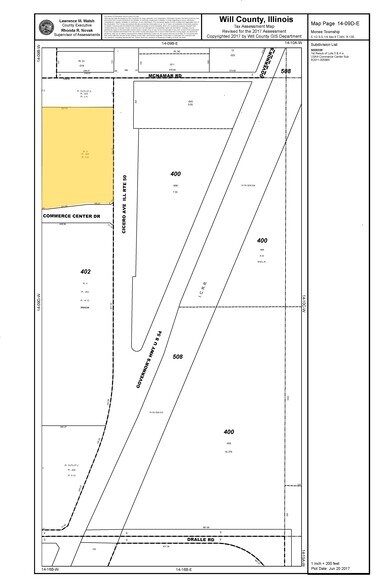 702 Commerce Center Dr, University Park, IL à vendre - Plan cadastral – Image 2 sur 2
