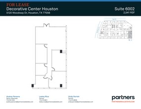 5120 Woodway Dr, Houston, TX à louer Plan de site– Image 1 sur 1