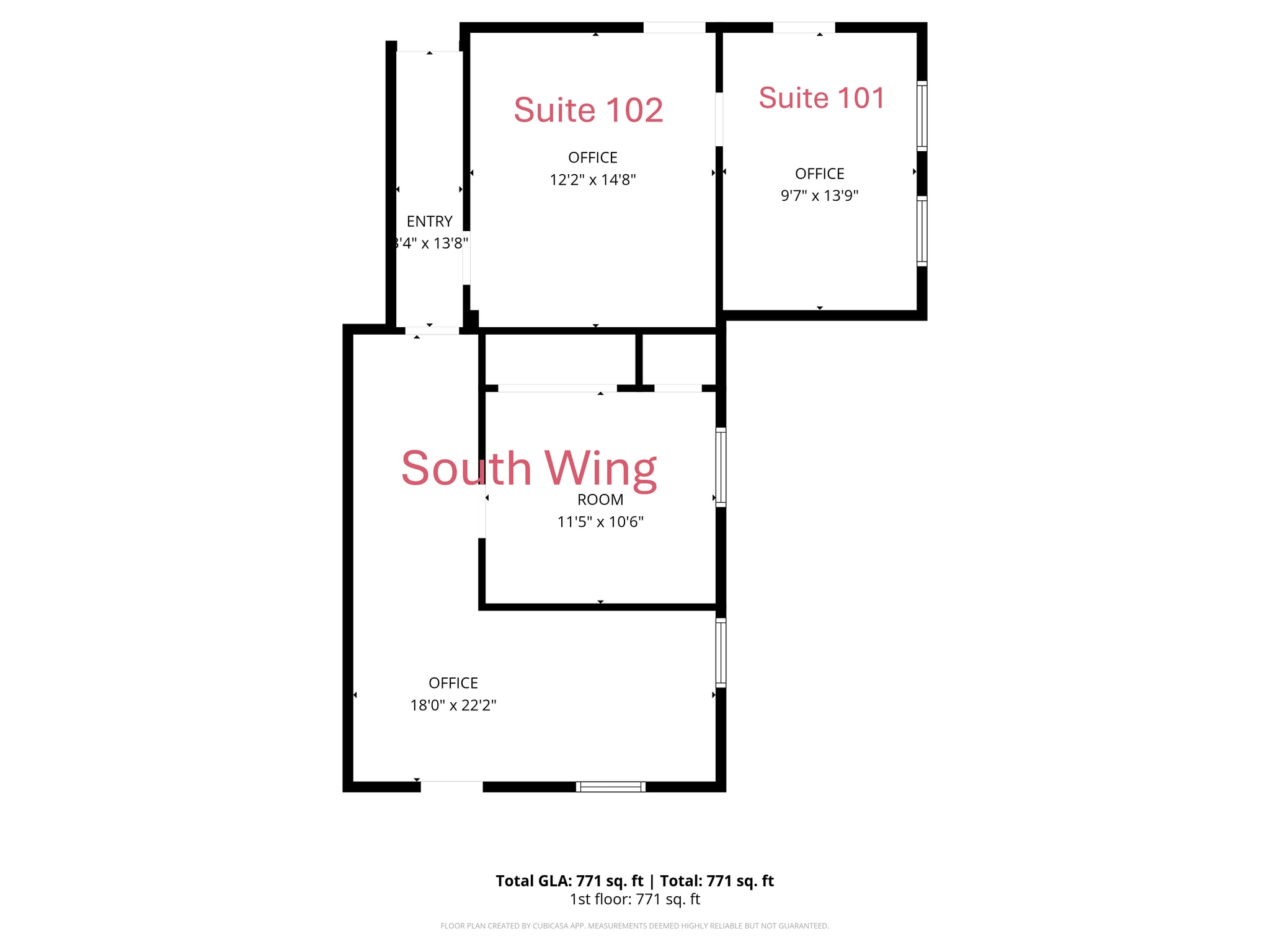 74 N Orange St, Xenia, OH à louer Plan d’étage– Image 1 sur 7