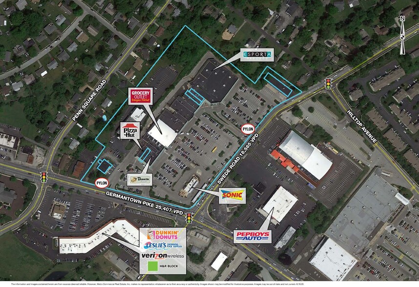 1-10 E Germantown Pike, Norristown, PA à louer - Aérien – Image 1 sur 16