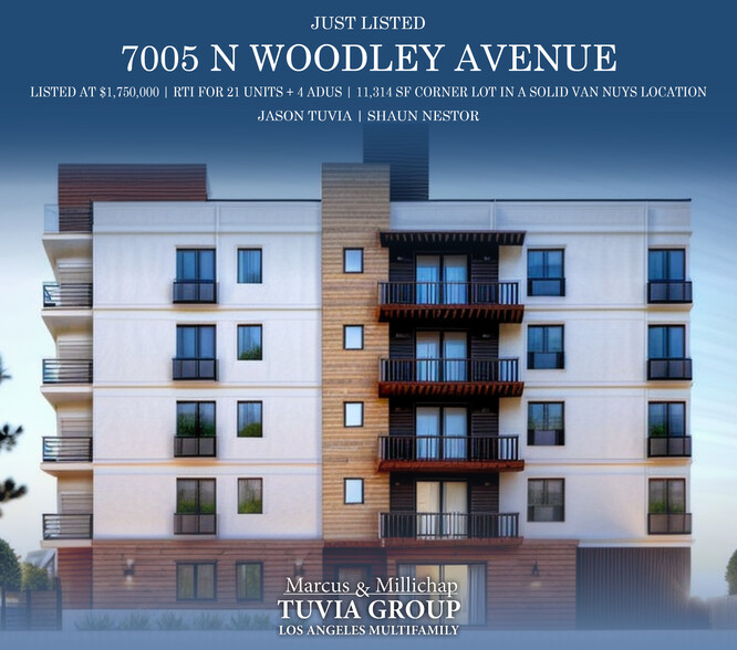 7005 Woodley Ave, Van Nuys, CA à vendre - Photo principale – Image 1 sur 13