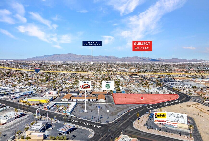 NWC Fremont St. & Eastern Ave., Las Vegas, NV à vendre - Aérien – Image 2 sur 7