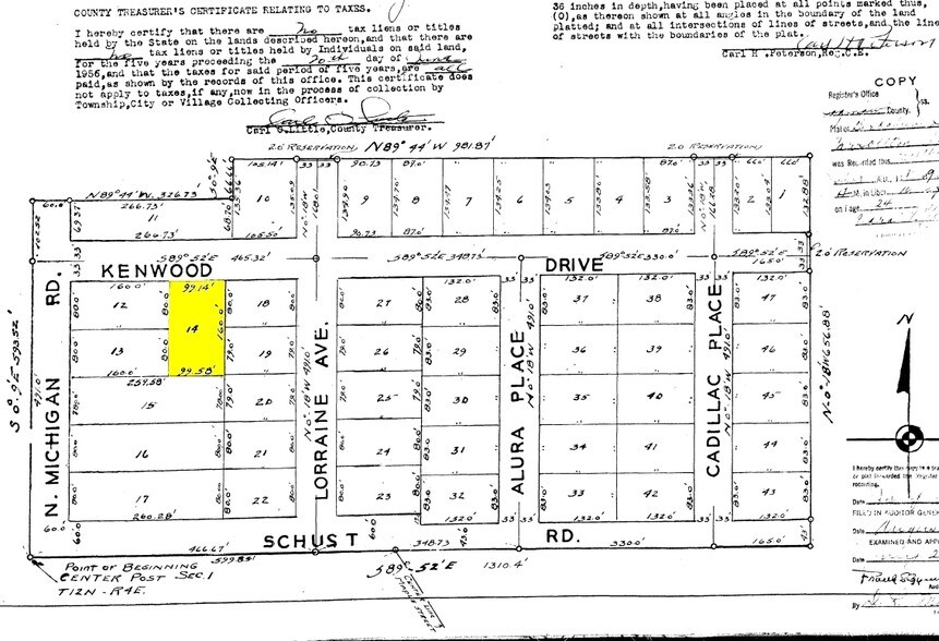 4500 N Michigan Ave, Saginaw, MI à vendre - Plan cadastral – Image 2 sur 2