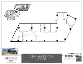 3200 Wilcrest Dr, Houston, TX à louer Plan d’étage– Image 1 sur 1