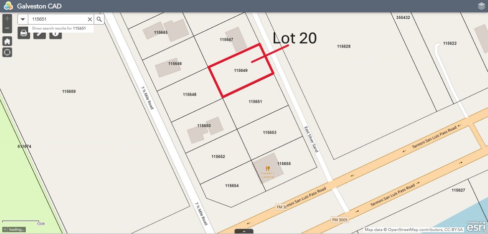 00 East Silver Sands, Galveston, TX à vendre - Plan cadastral – Image 2 sur 5