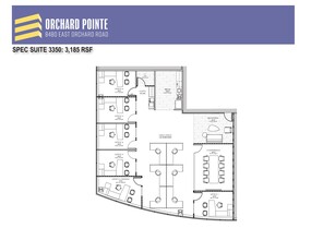 8480 E Orchard Rd, Greenwood Village, CO à louer Plan d’étage– Image 1 sur 1