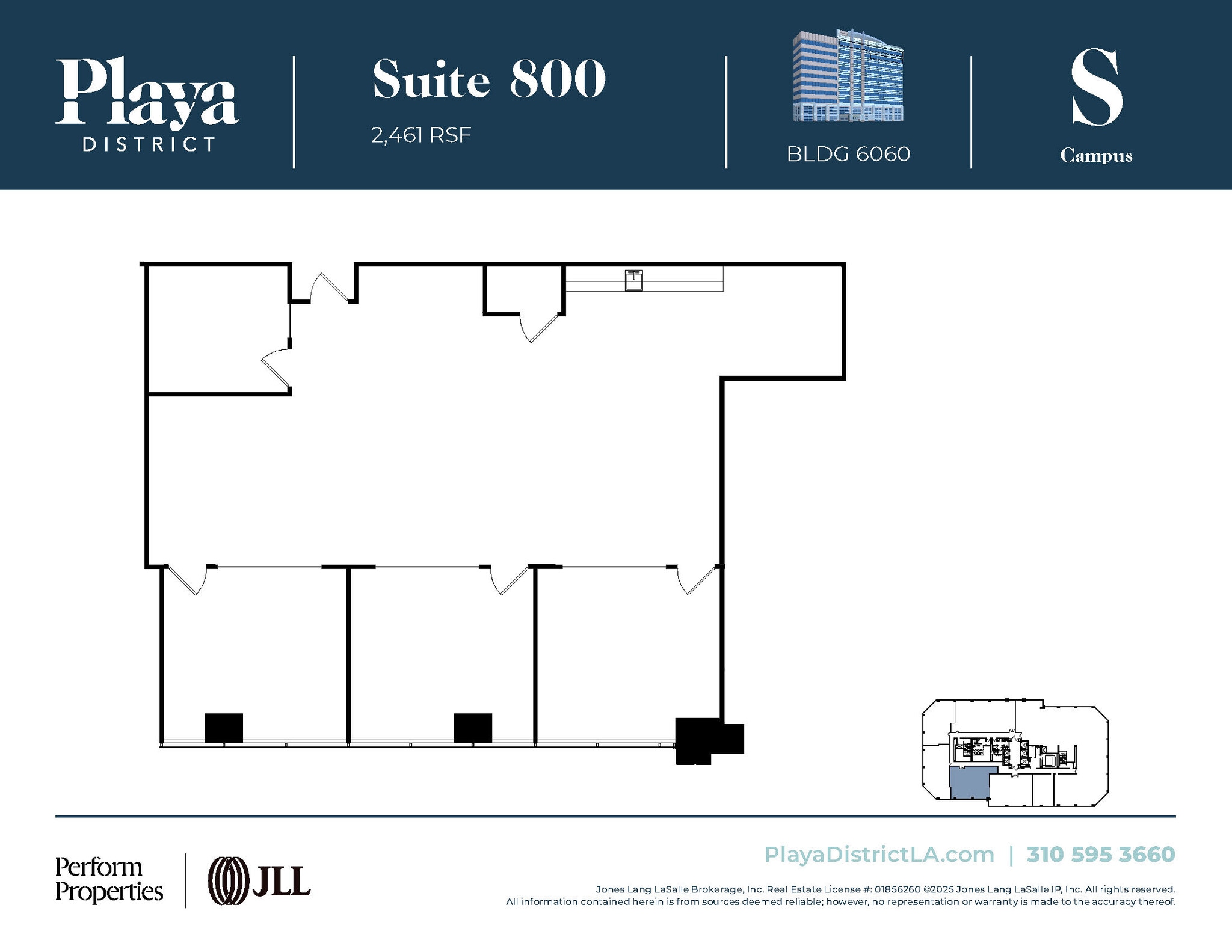 6100 Center Dr, Los Angeles, CA à louer Plan d’étage– Image 1 sur 1