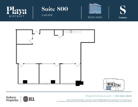6100 Center Dr, Los Angeles, CA à louer Plan d’étage– Image 1 sur 1