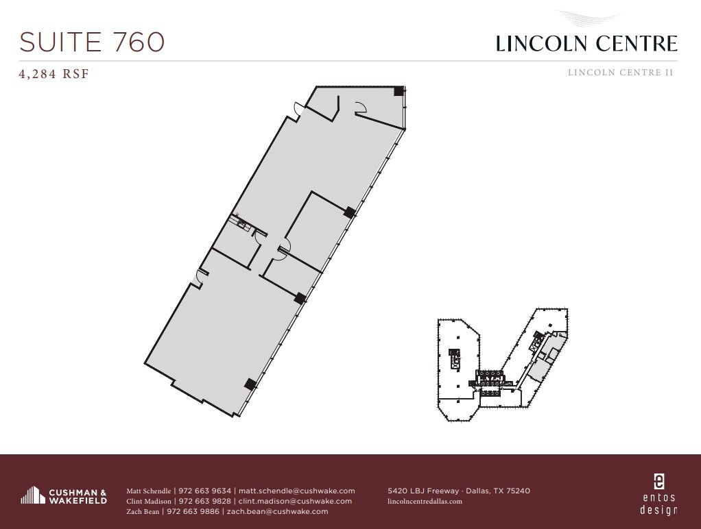 5400 Lyndon B Johnson Fwy, Dallas, TX à louer Plan d’étage– Image 1 sur 1